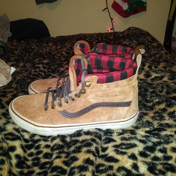 *Limited Edition LumberJack Vans* (Mens size 8) - Picture 4 of 7